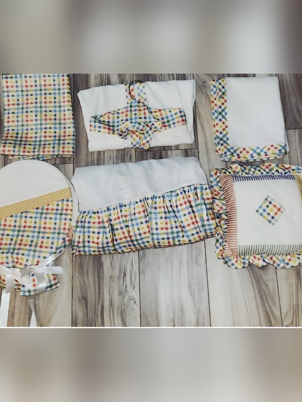 Summersalt Multicolor Plaid Home Accent Set Offers Accepted